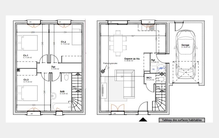 Réseau Immo-diffusion : Maison  CHARVIEU-CHAVAGNEUX  86 m2 190 810 € 