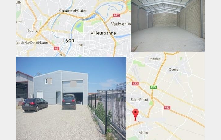 Réseau Immo-diffusion : Local commercial  MIONS  330 m2 1 950 € 