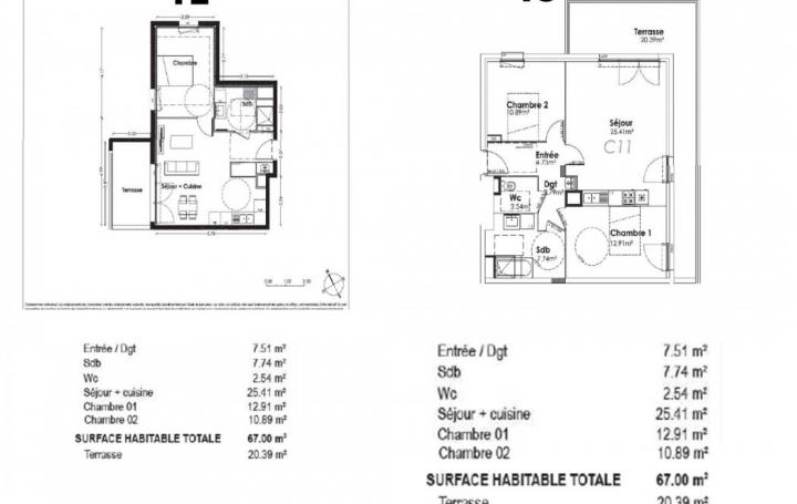 Réseau Immo-diffusion : Appartement P3  FLOIRAC  67 m2 225 000 € 