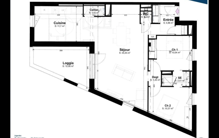 Réseau Immo-diffusion : Appartement P3  LA ROCHELLE  78 m2 510 000 € 