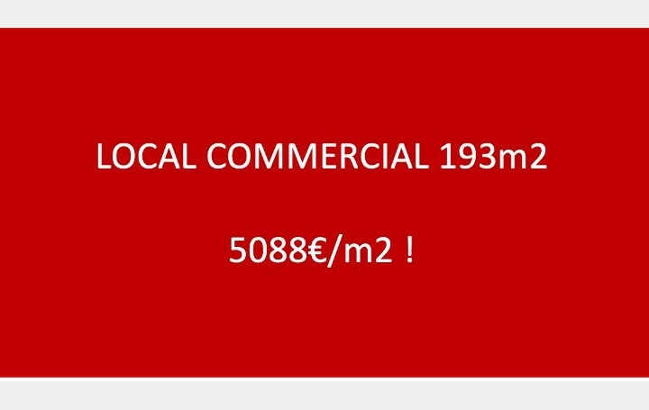 Réseau Immo-diffusion : Local commercial  ISSY-LES-MOULINEAUX  193 m2 982 000 € 