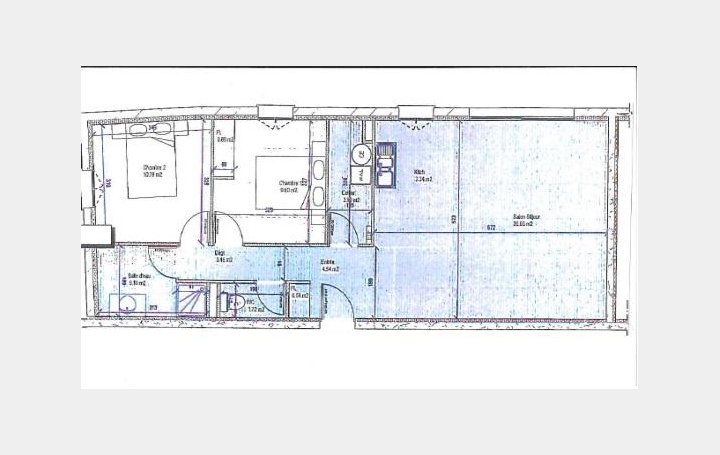 Réseau Immo-diffusion : Appartement P3  MENDE  75 m2 150 000 € 