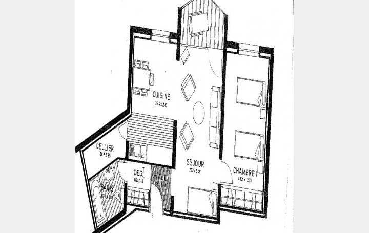 Réseau Immo-diffusion : Appartement P2  MENDE  49 m2 79 000 € 