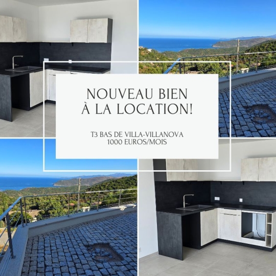 Réseau Immo-diffusion : 3 Pièces AJACCIO (20000) 61.00m2  1 000 € 