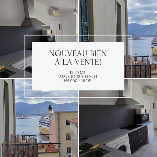 Réseau Immo-diffusion : 2 Pièces AJACCIO (20000) 29.00m2  155 500 € 