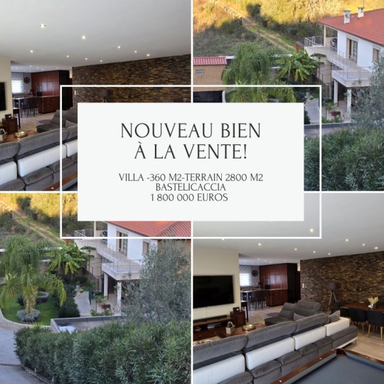 Maison / Villa BASTELICACCIA (20129) 360.00m2 1 800 000 € 