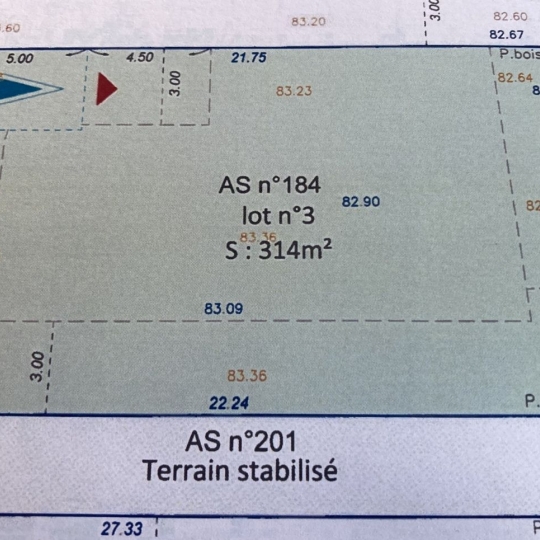 Terrain LEZIGNAN-CORBIERES (11200) 150.00m2 - 64 000 € 