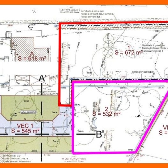 Terrain MONTLUEL (01120) m2 - 179 000 € 