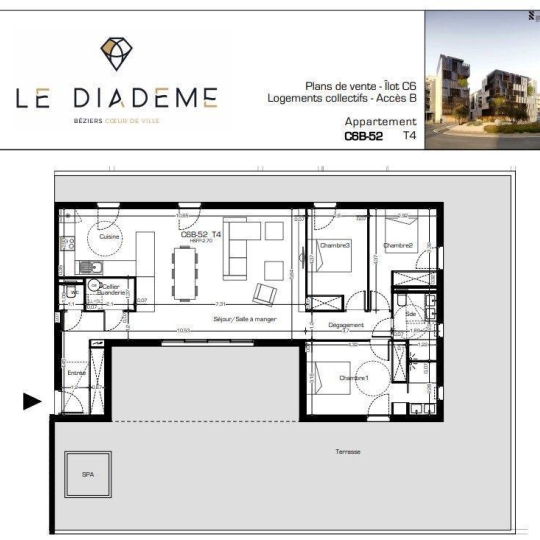 Maison / Villa BEZIERS (34500) 112.00m2 465 000 € 