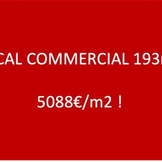 Local commercial ISSY-LES-MOULINEAUX (92130) 193.00m2  - 982 000 € 