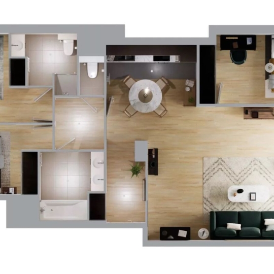 Appartement BOULOGNE-BILLANCOURT (92100) 89.00m2 1 100 000 € 