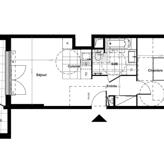 Appartement MONTREUIL (93100) 41.00m2 263 500 € 