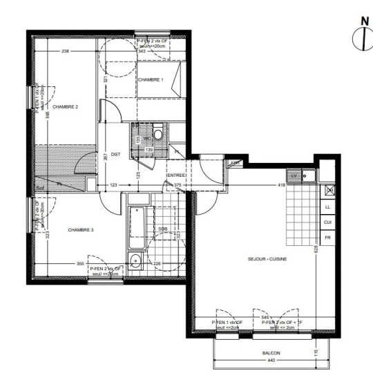 Réseau Immo-diffusion : 4 Pièces ROSNY-SOUS-BOIS (93110) 86.00m2  369 000 € 