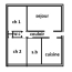 3 Pièces PERPIGNAN (66000)  60 m2 65 000 € 