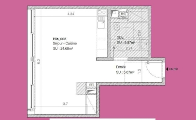 Appartement BORDEAUX (33800) 36 m2 210 000 € 