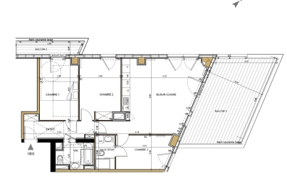Appartement BORDEAUX (33000) 80 m2 450 000 € 