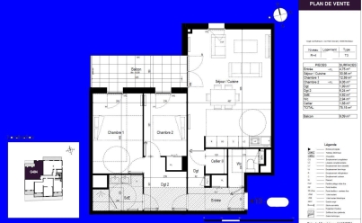 Appartement BORDEAUX (33000) 70 m2 320 000 € 