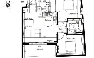 Appartement ARGELES-SUR-MER (66700) 60 m2 261 000 € 