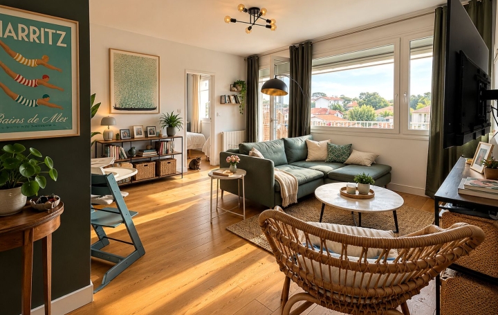 3 Pièces ANGLET (64600)  61 m2 350 000 € 