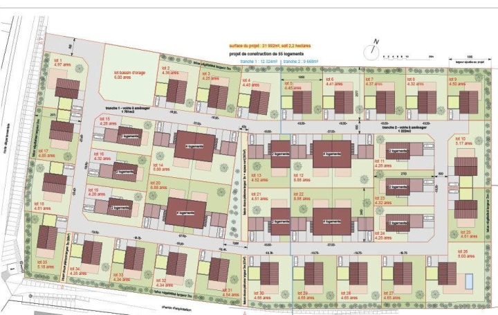 Réseau Immo-diffusion : Terrain  PIBLANGE   0 € 