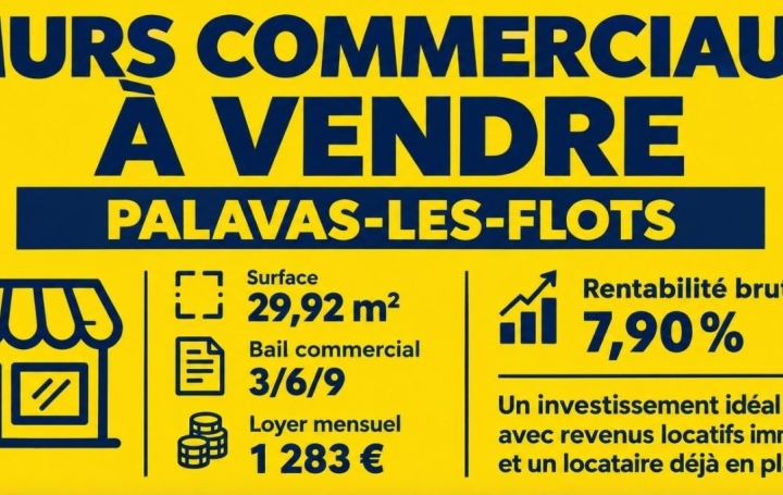Local commercial 30 m² · à Palavas-les-Flots · 30 m² · 185 000 €