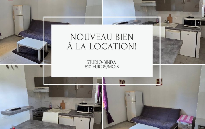 Appartement AJACCIO (20090) 24 m<sup>2</sup> 610 € 