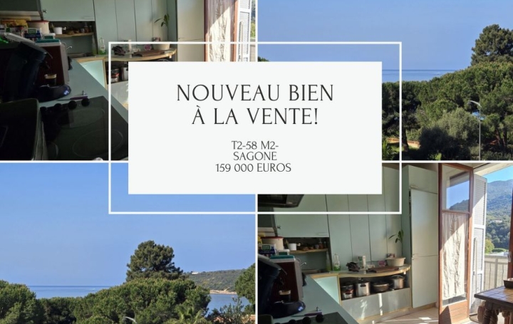 Appartement COGGIA (20118) 58 m<sup>2</sup> 159 000 € 