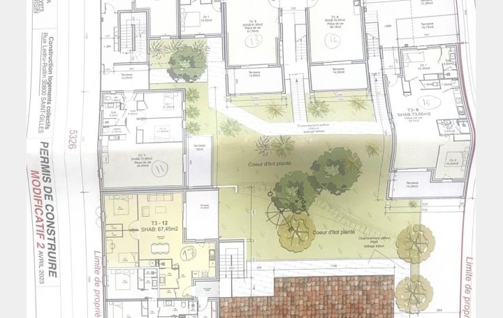 3 Pièces SAINT-GILLES (30800)  70 m2 260 000 € 