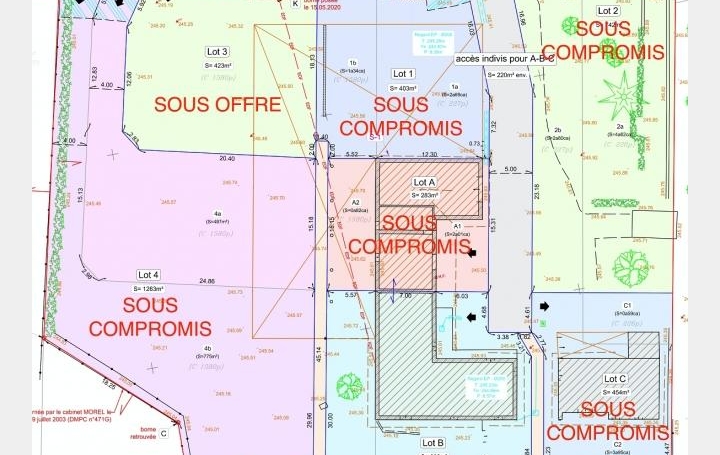 Réseau Immo-diffusion : Terrain  NEUVILLE-LES-DAMES   54 000 € 