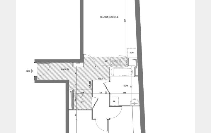 3 Pièces MANTES-LA-VILLE (78711)  65 m2 1 155 € 