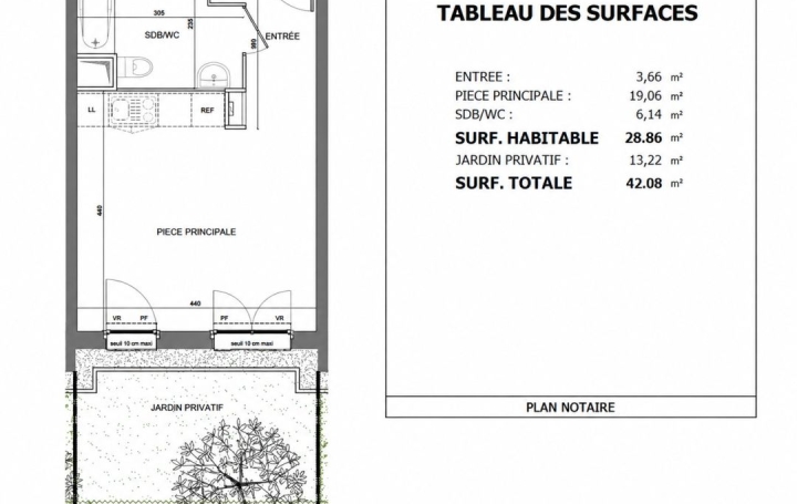 Studio MANTES-LA-VILLE (78711)  29 m2 800 € 
