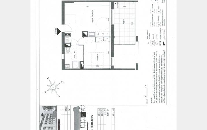 Réseau Immo-diffusion : Appartement P2  BEZIERS  41 m2 132 400 € 