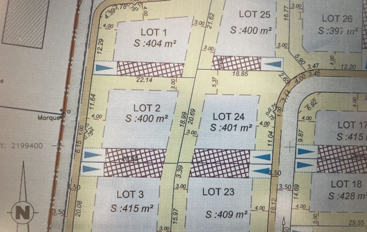 Terrain ROQUEFORT-DES-CORBIERES (11540)  140 m2 95 000 € 