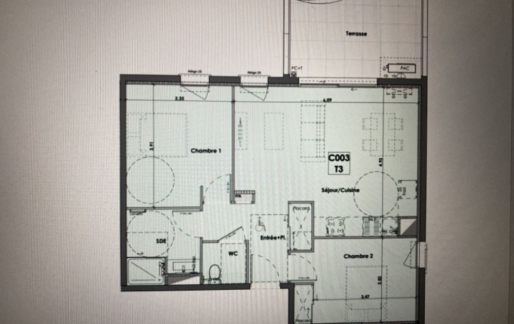 Appartement BEZIERS (34500) 64 m<sup>2</sup> 249 000 € 