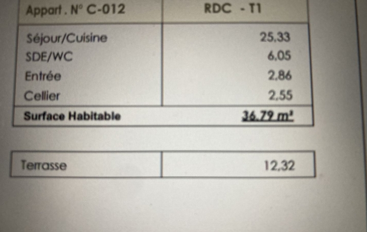 2 Pièces BEZIERS (34500)  37 m2 144 000 € 