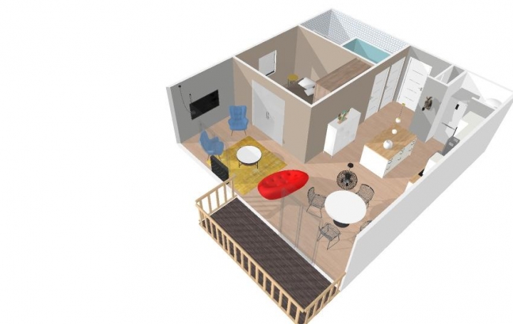 Réseau Immo-diffusion : Appartement P2  AGDE  56 m2 74 000 € 
