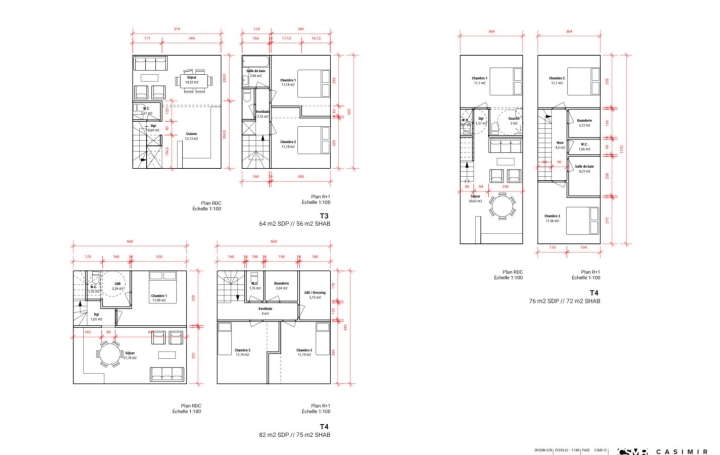 Maison VILLARS-LES-DOMBES (01330)  58 m2 179 000 € 