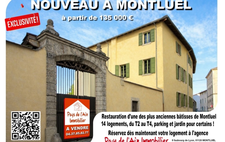 Programme Neuf MONTLUEL (01120) 0 m<sup>2</sup> 0 € 