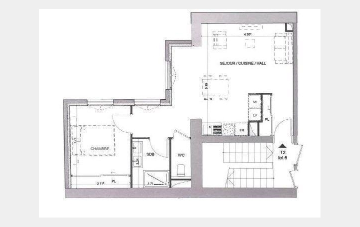 Appartement LYON (69005) 43 m2 273 000 € 