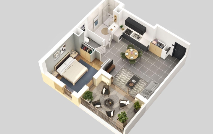 2 Pièces BEAUMONT-LES-VALENCE (26760)  44 m2 165 000 € 