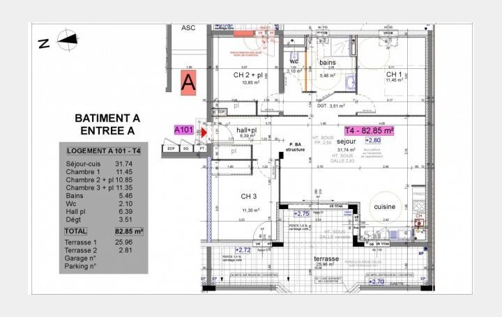 Réseau Immo-diffusion : Appartement P4  ETOILE-SUR-RHONE  83 m2 276 000 € 