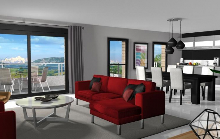Réseau Immo-diffusion : Appartement P3  CHALLEX  64 m2 342 400 € 
