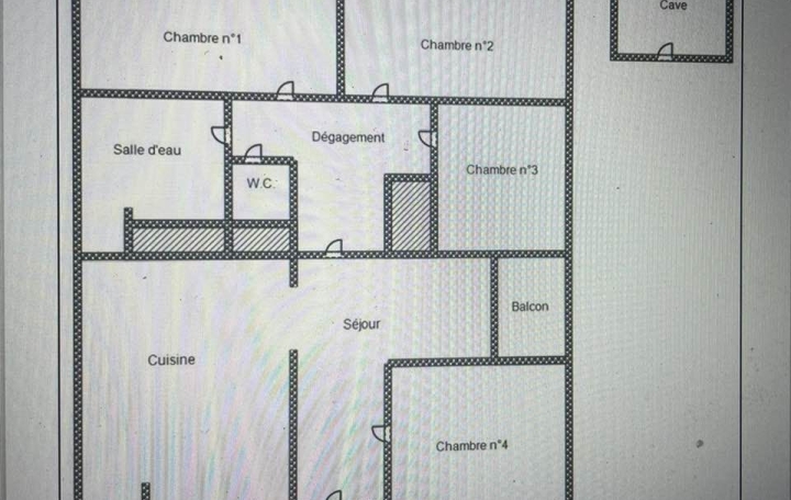 5 Pièces PETITE-ROSSELLE (57540)  82 m2 59 000 € 