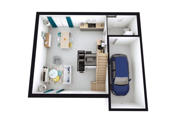 Maison JARDIN (38200)  85 m2 226 300 € 