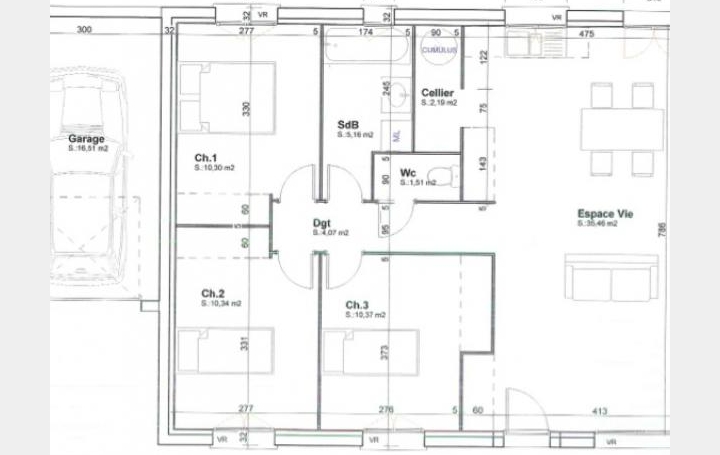 Réseau Immo-diffusion : Maison  CREMIEU  80 m2 185 000 € 
