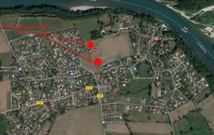 Réseau Immo-diffusion : Terrain  ANTHON   103 000 € 