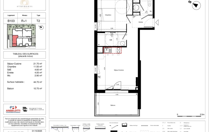 Appartement VIAS (34450) 45 m<sup>2</sup> 168 900 € 