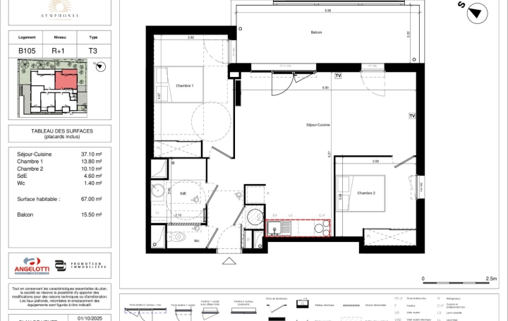 Appartement VIAS (34450) 67 m<sup>2</sup> 228 900 € 
