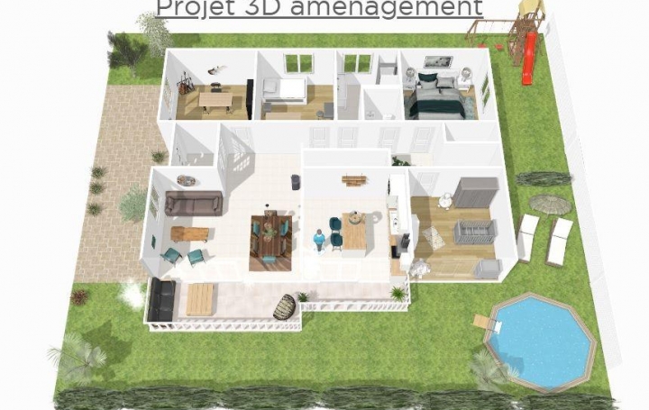 Réseau Immo-diffusion : Villa  MAUREILHAN  125 m2 249 900 € 