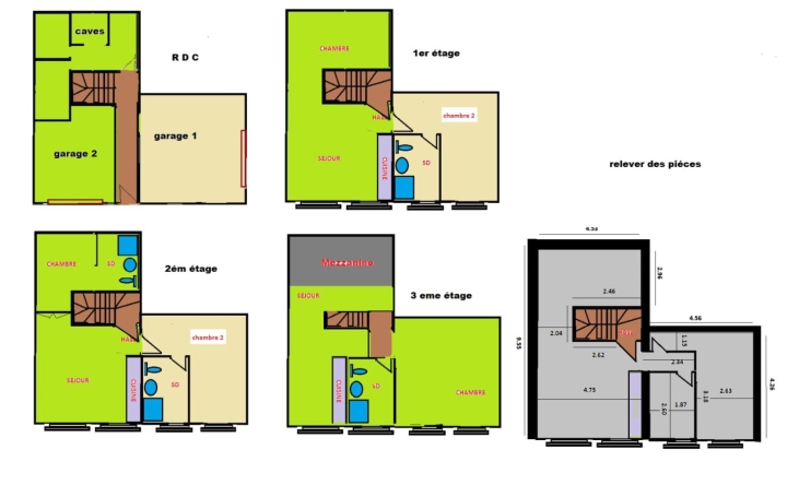 Immeuble PERPIGNAN (66000)  170 m2 115 500 € 